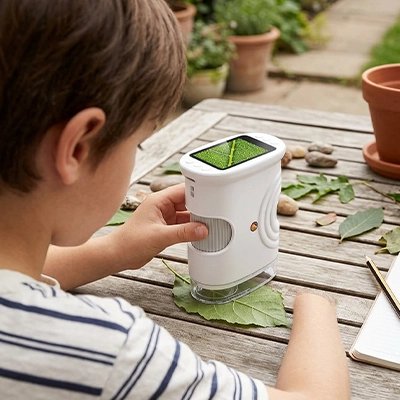 Microscope enfant de poche enfant LED réglables