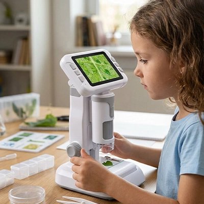 Microscope enfant écran 4 pouces 1600x