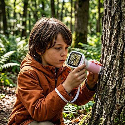 Microscope enfant • jouet éducatif STEM observation nature extérieur