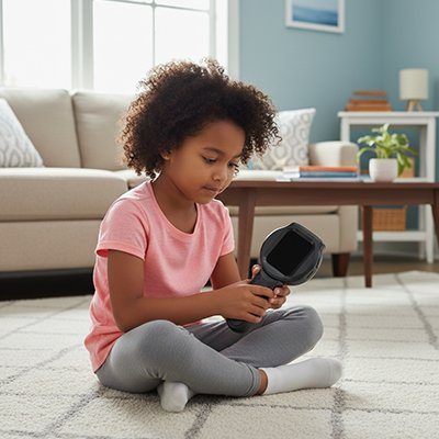 Microscope enfant • loupe de poche avec LED pour lecture petits caractères et soudure