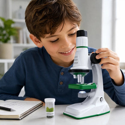 Microscope enfant •	Microscope éducatif certifié CE pour enfants