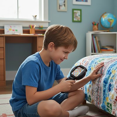 Microscope enfant • microscope scolaire compact 2 MP observation plantes minéraux