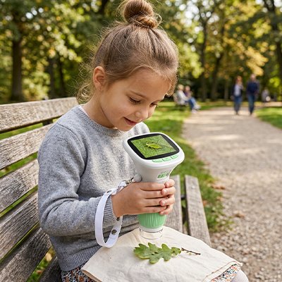 Microscope enfant portable scolaire 200× 1000× photo vidéo