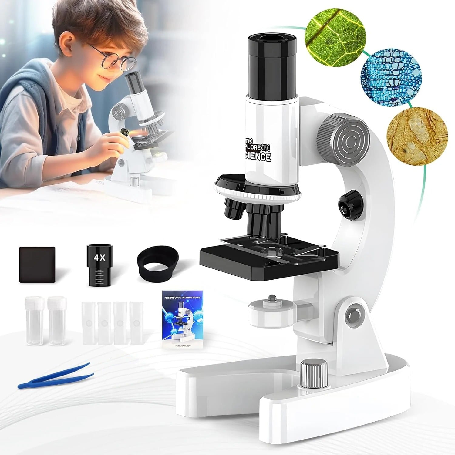 microscope blanc