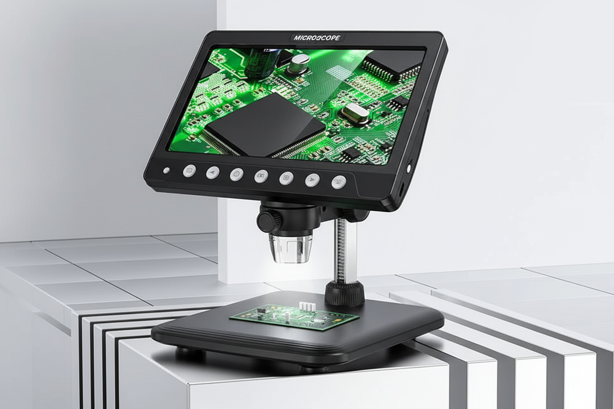 Clarté d'image 1080P du microscope numérique