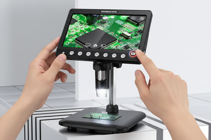 Fonctionnalités photo et vidéo du microscope