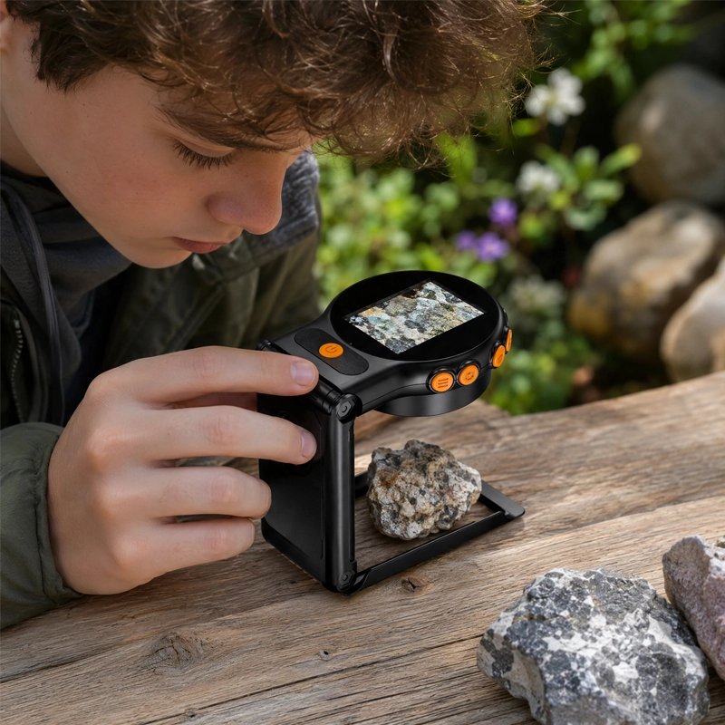 Microscope numérique de poche pliable