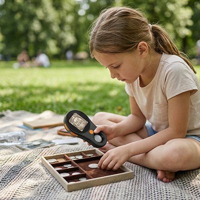 Microscope portable enfant HD USB‑C compatible PC Mac pour observation nature