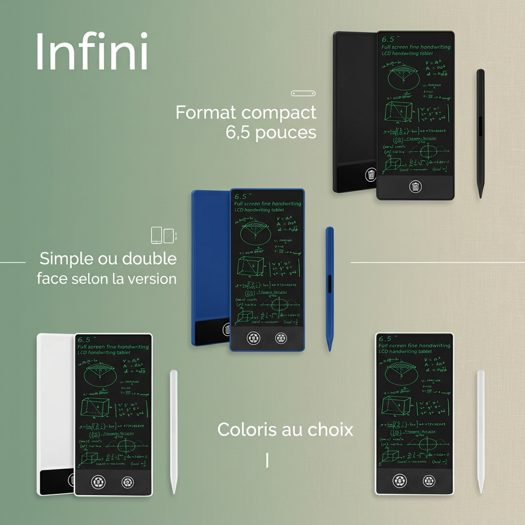 mini tablette lcd pour occuper enfant en voyage