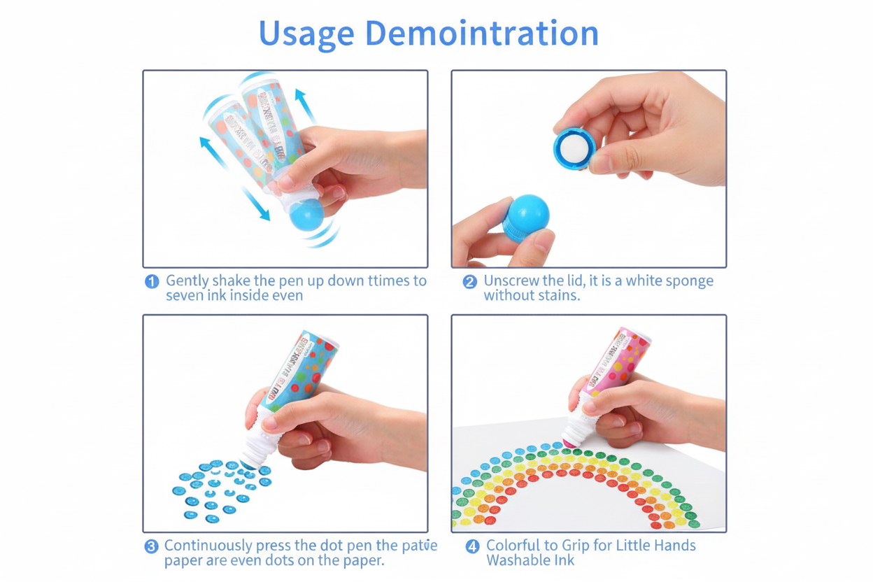 Mode d'emploi des marqueurs à points Ohuhu