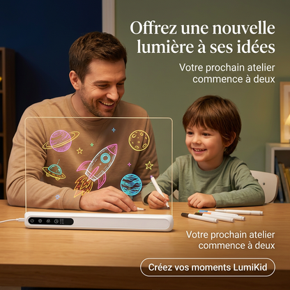 veilleuse tableau dessin réglage luminosité enfant