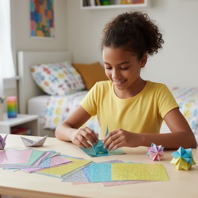 Papier pour origami, papier bricolage enfants