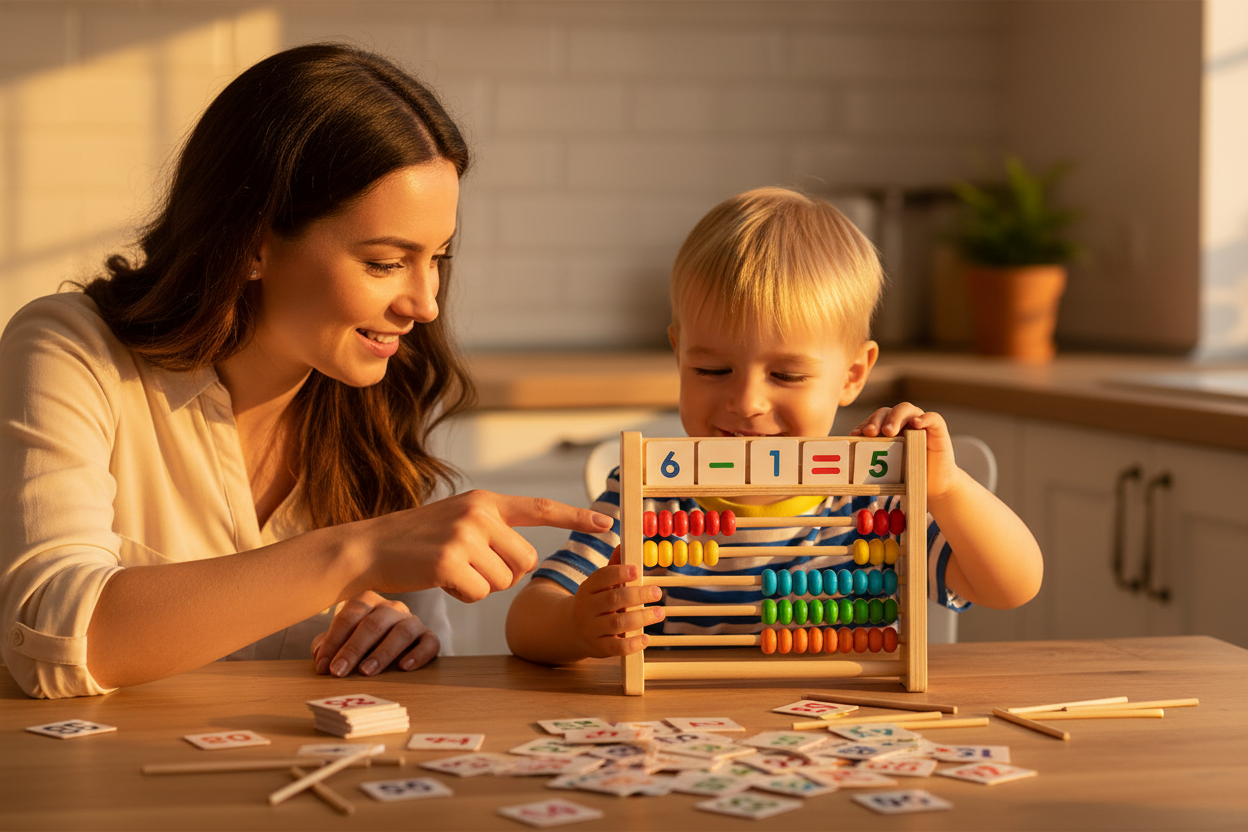 Parent et enfant jouant ensemble