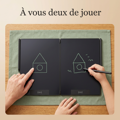 planche à dessin lcd écran divisé pour les études