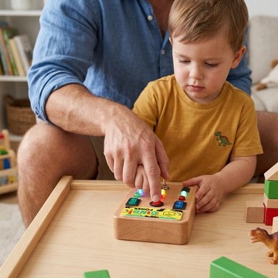 Planche lumineuse éducative voyage enfant 3 à 6 ans 