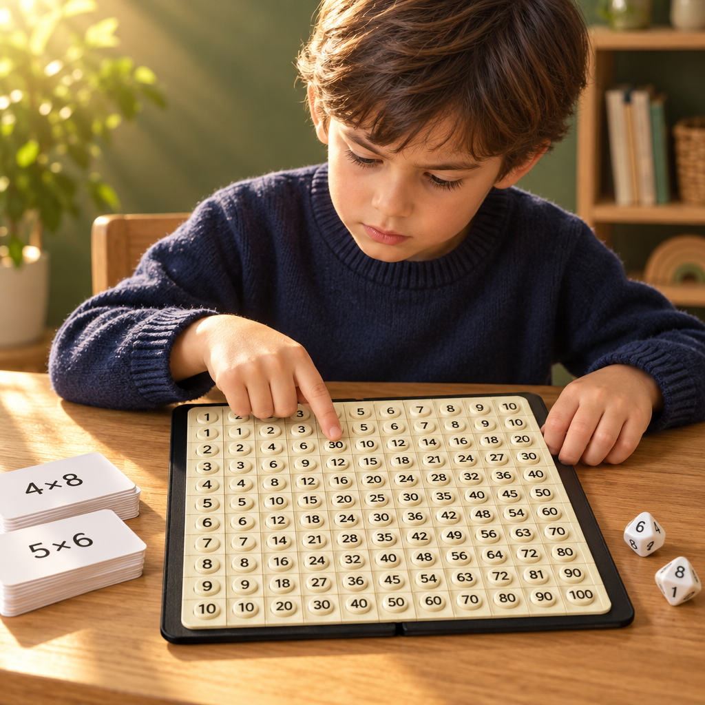 Table de multiplication 9×9 interactive et éducative