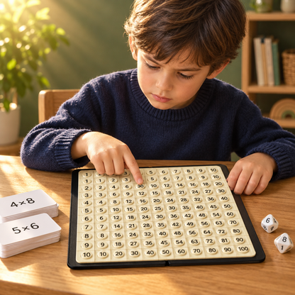 Table de multiplication 9×9 interactive et éducative