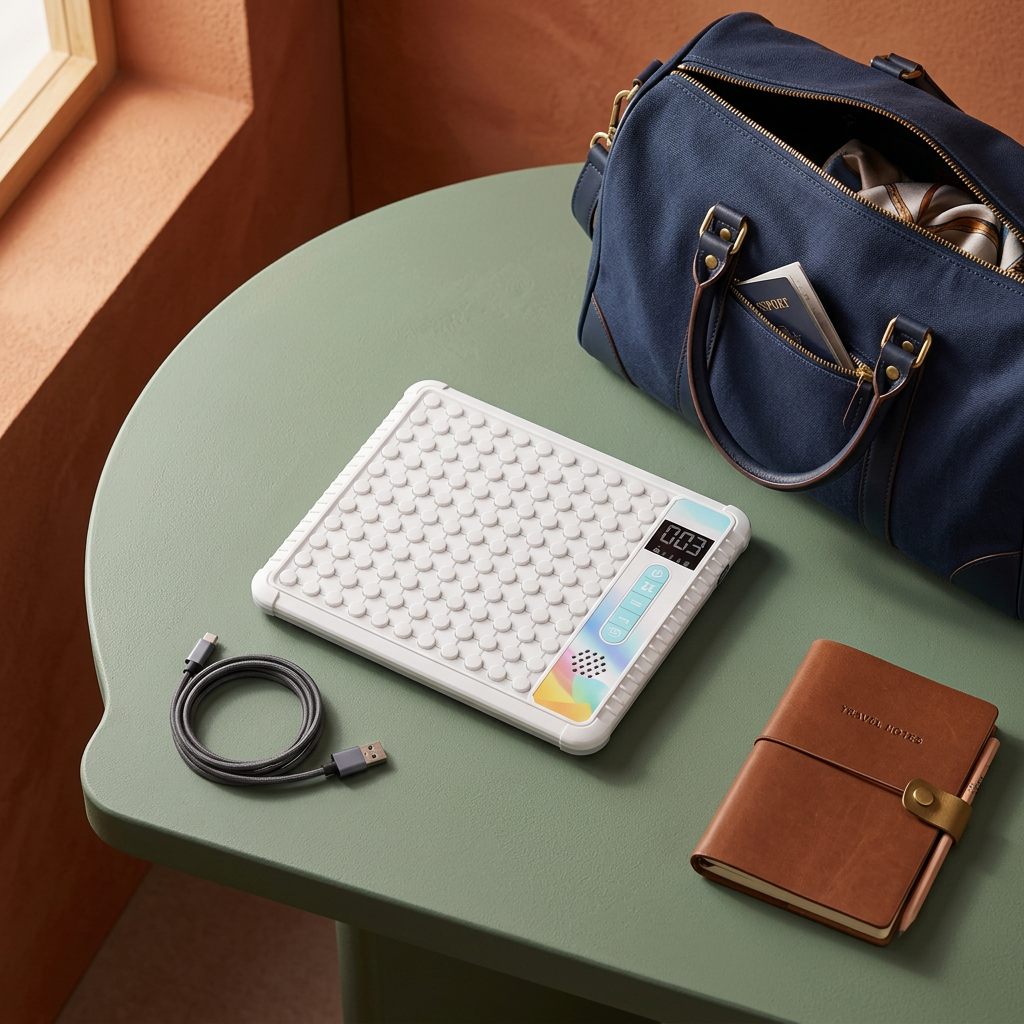 plateau de jeu interactif IA compact pour voyage