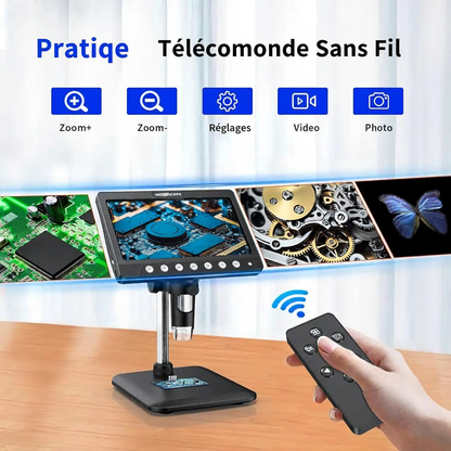 Pratique Télécommande Sans Fil pour microscope numérique