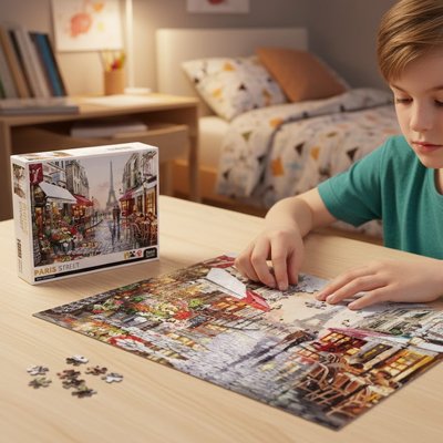 Puzzle 1000 pièces, casse‑tête Paris 70×50 cm