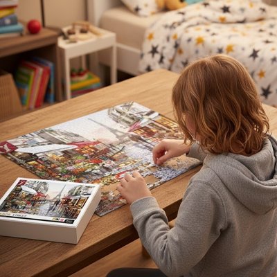 Puzzle 1000 pièces, puzzle Tour Eiffel printemps