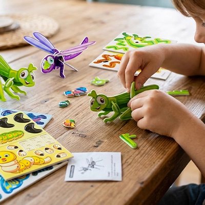 Puzzle 3d • casse-têtes 3D mousse cadeaux d’anniversaire invités