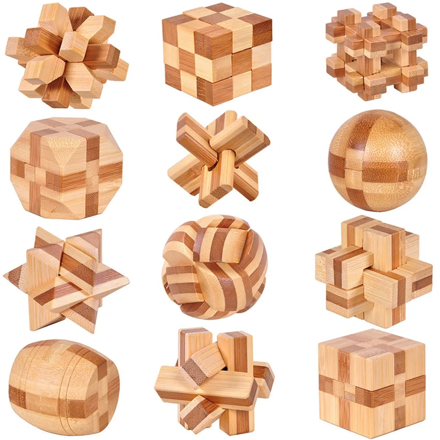 Puzzle 3d en Bois Balle Magique Enfants - Jeux de Logique - Jeu Éducatif Enfant