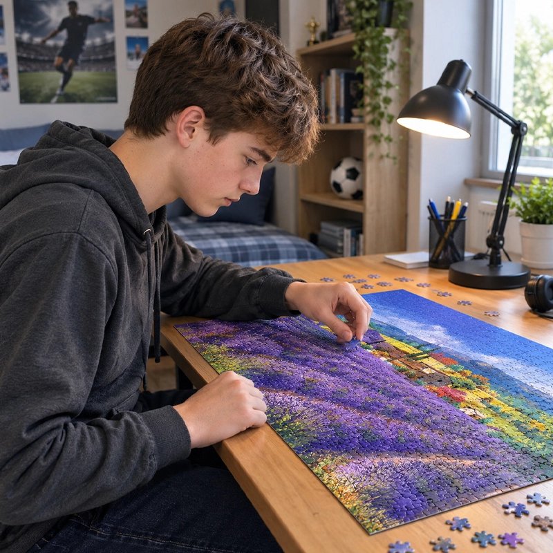 Puzzle 500 pièces anti-stress