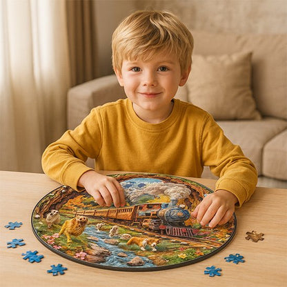 Puzzle bois, idée cadeau ado anti‑écran activité relaxante famille