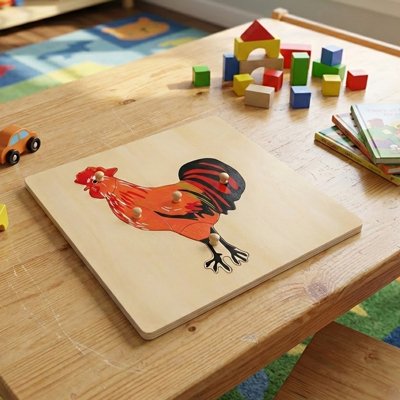 Puzzle bois, jouet éducatif 3–6 ans 