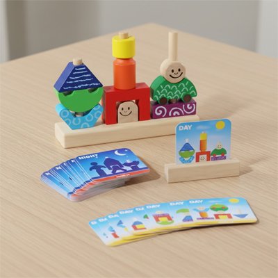 Puzzle en bois, développement logique 