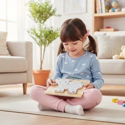Puzzle enfant • cadeau éducatif tout‑petit 2 ans sac de rangement