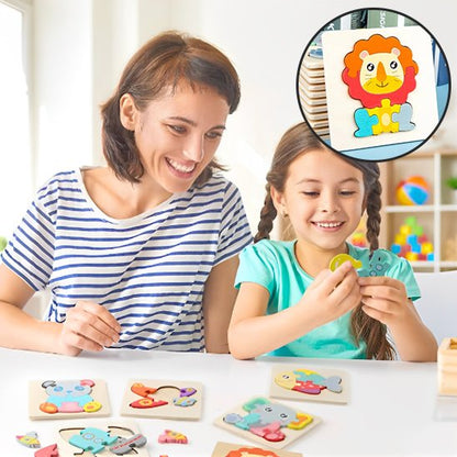 Puzzle enfant • jouet d’éveil sans écran format voyage salle d’attente
