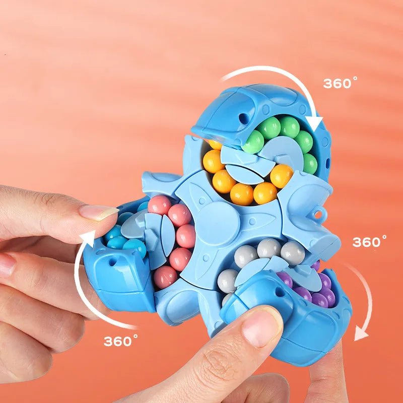 Puzzle Fidget Rotatif pour Enfants - Jeu de Perles - Jeu Éducatif Enfant