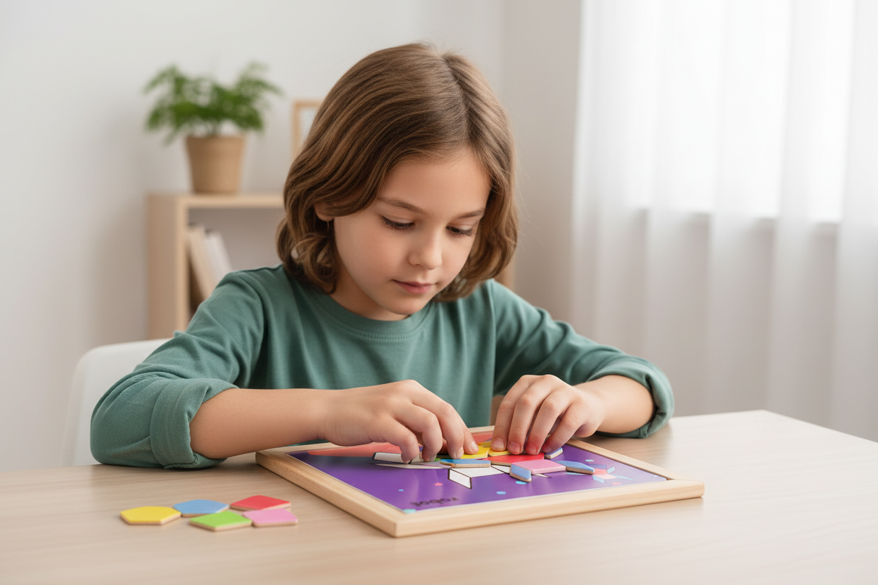 Puzzle Magnétique EVA - Autonomie sans écran
