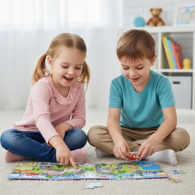 Puzzle magnétique, jouet éducatif 3 4 5 ans 