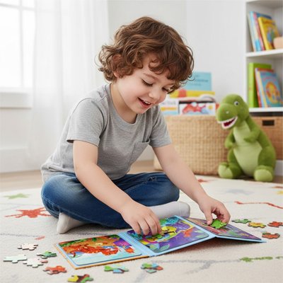 Puzzle magnétique, livre puzzle magnétique animaux 3 ans 