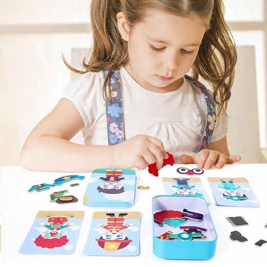 Puzzle magnétique, puzzle magnétique 3D enfant