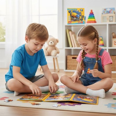 Puzzle magnétique voyage enfant