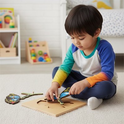 Puzzle Montessori en bois