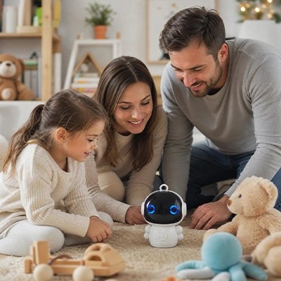 Robot jouet éducatif rechargeable Wi-Fi pour l'éveil du langage dès 3 ans