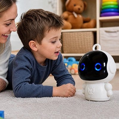 Robot jouet intelligent à reconnaissance vocale IA