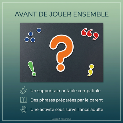 set de ponctuation magnétique pour tableau blanc école