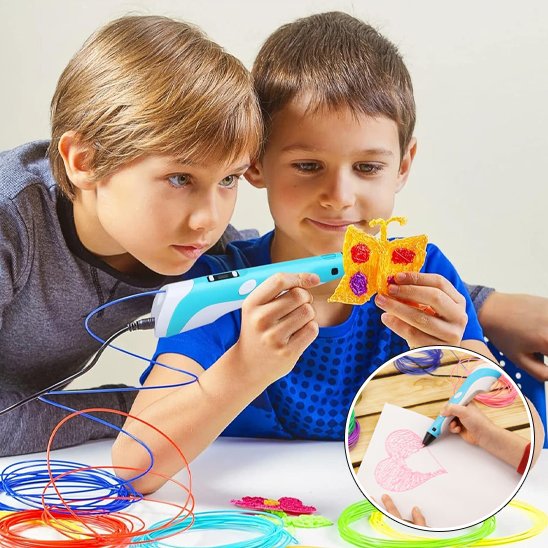 Stylo 3D, parfait pour des ateliers à la maison ou des projets d’art scolaire