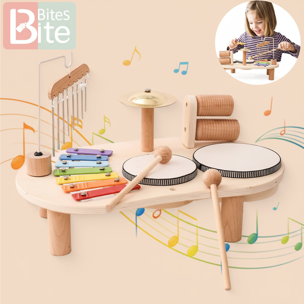 Table musicale Montessori - Vue produit complète