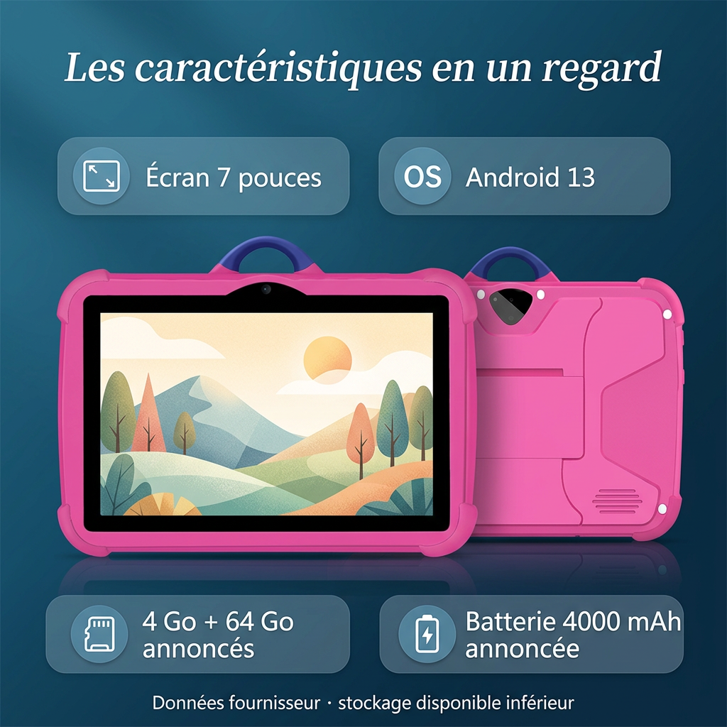 tablette PC abordable apprentissage enfant