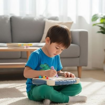 Tablette dessin enfant • planche à dessin magnétique enfant multicolore 3–12 ans