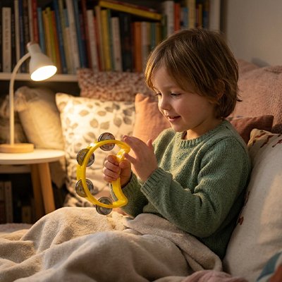 Tambourin • jouet musical Montessori coordination rythme
