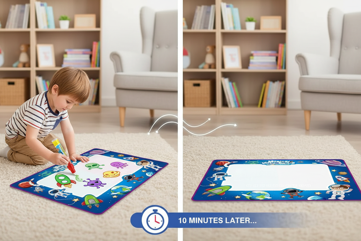 Tapis Dessin Magique – Mécanisme magique