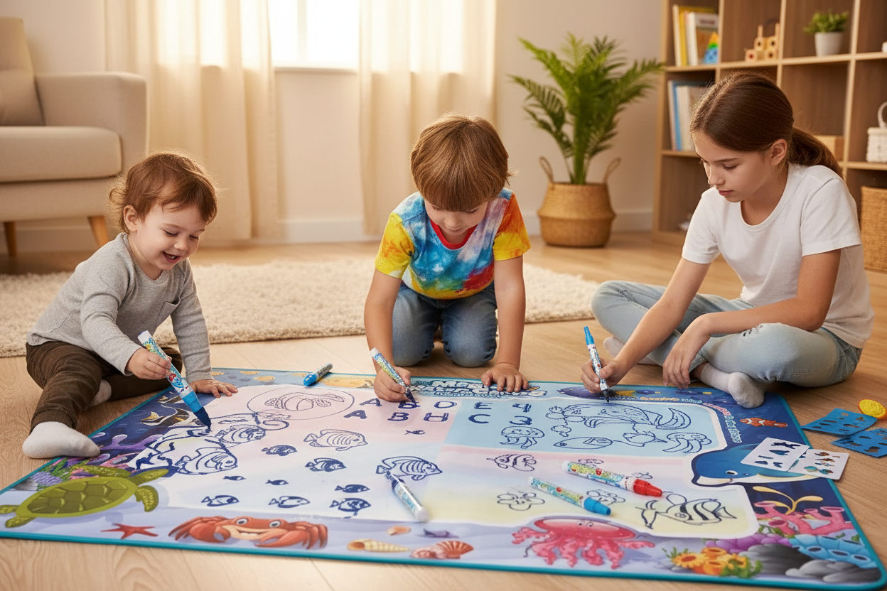 Tapis Dessin Magique – Progression par âge